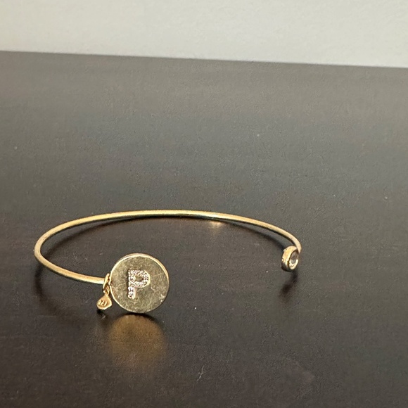 Tai Monogram Cuff Bracelet Initial "P" - Picture 2 of 8